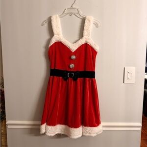 Mrs. Claus Christmas Dress Red